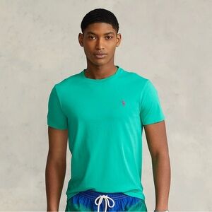 Polo by Ralph Lauren Men's Teal Short Sleeve Tee
